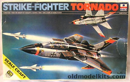 ESCI 1/72 Panavia MRCA Tornado - First Italian Prototype Dec. 5, 1977 / Pre-Production Aircraft #1 (P.11) Feb. 5, 1977 Dual Control Trainer Luftwaffe Manching West German (ESt61), SC9002 plastic model kit